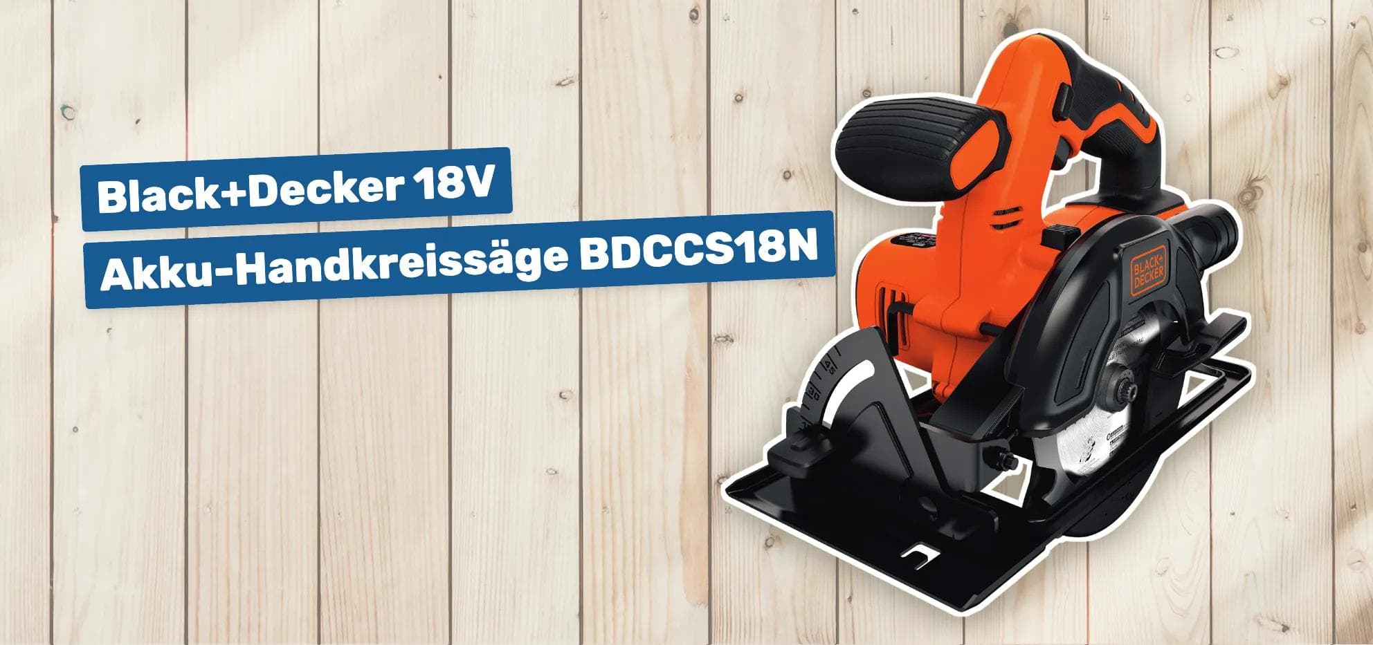Black+Decker 18V Akku-Handkreissäge BDCCS18N