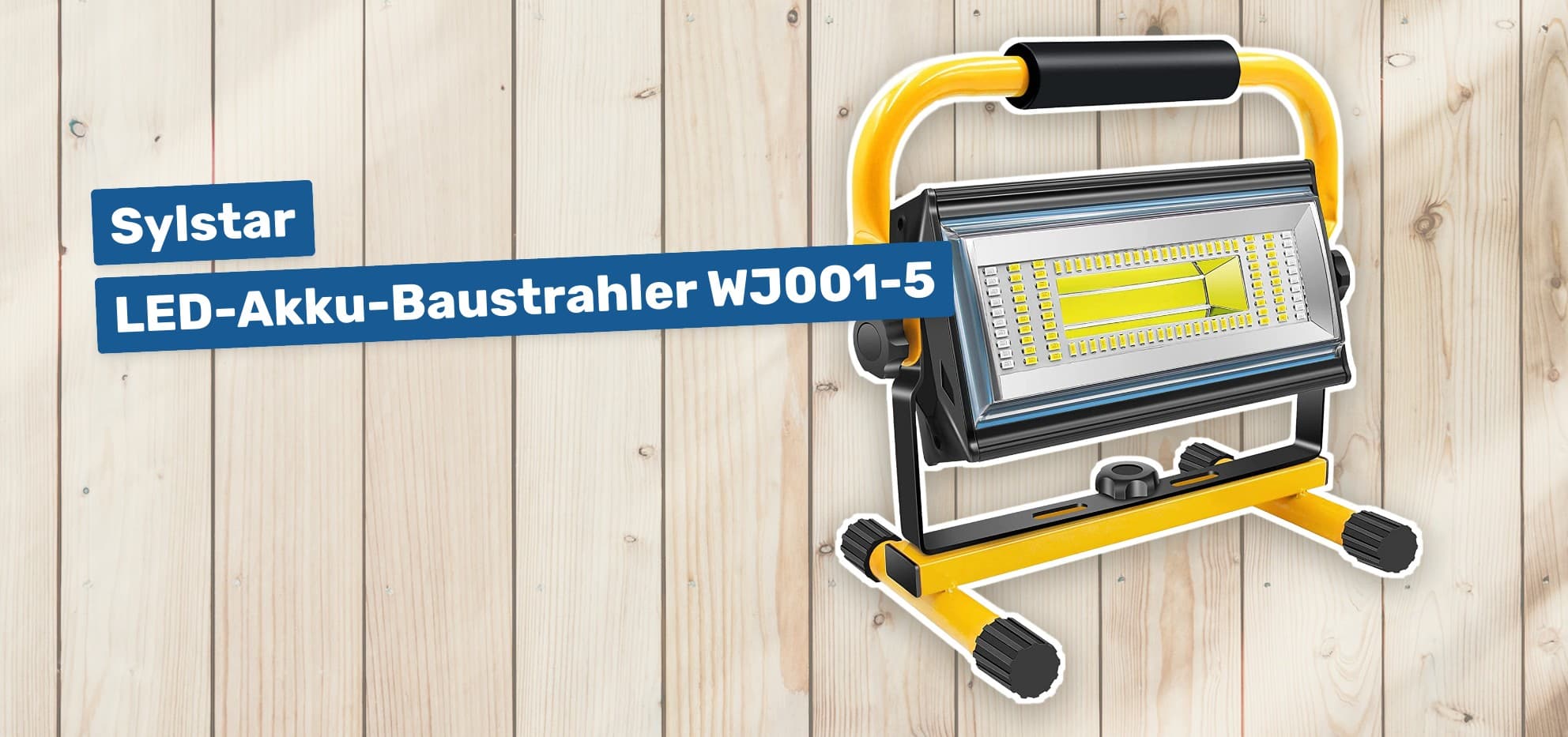 Sylstar LED-Akku-Baustrahler WJ001-5