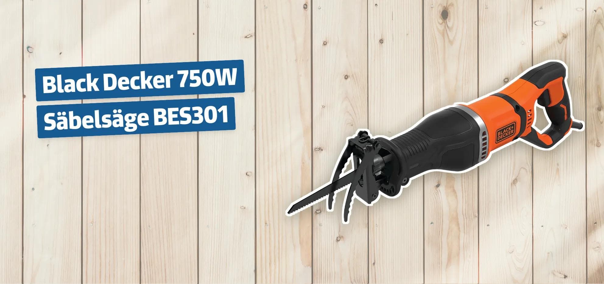 Black Decker 750W Säbelsäge BES301