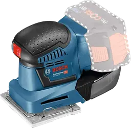 Bosch Professional GSS 18V-10 Akku Schwingschleifer in L-BOXX
