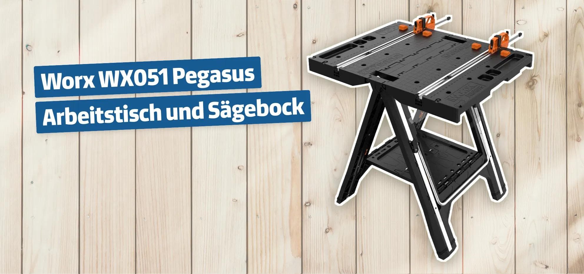 Worx WX051 Pegasus Arbeitstisch und Sägebock