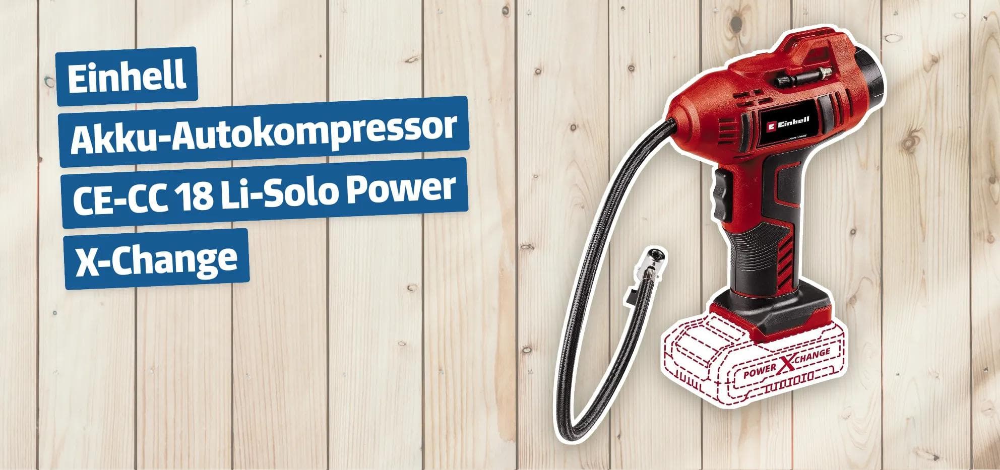 Einhell Akku-Autokompressor CE-CC 18 Li-Solo Power X-Change