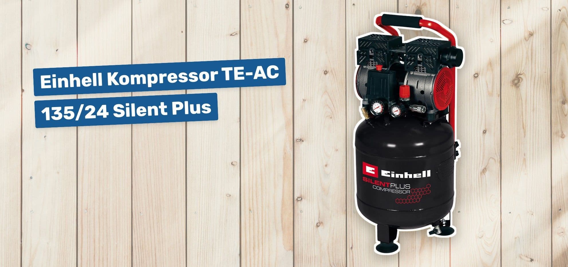Einhell Kompressor TE-AC 135/24 Silent Plus