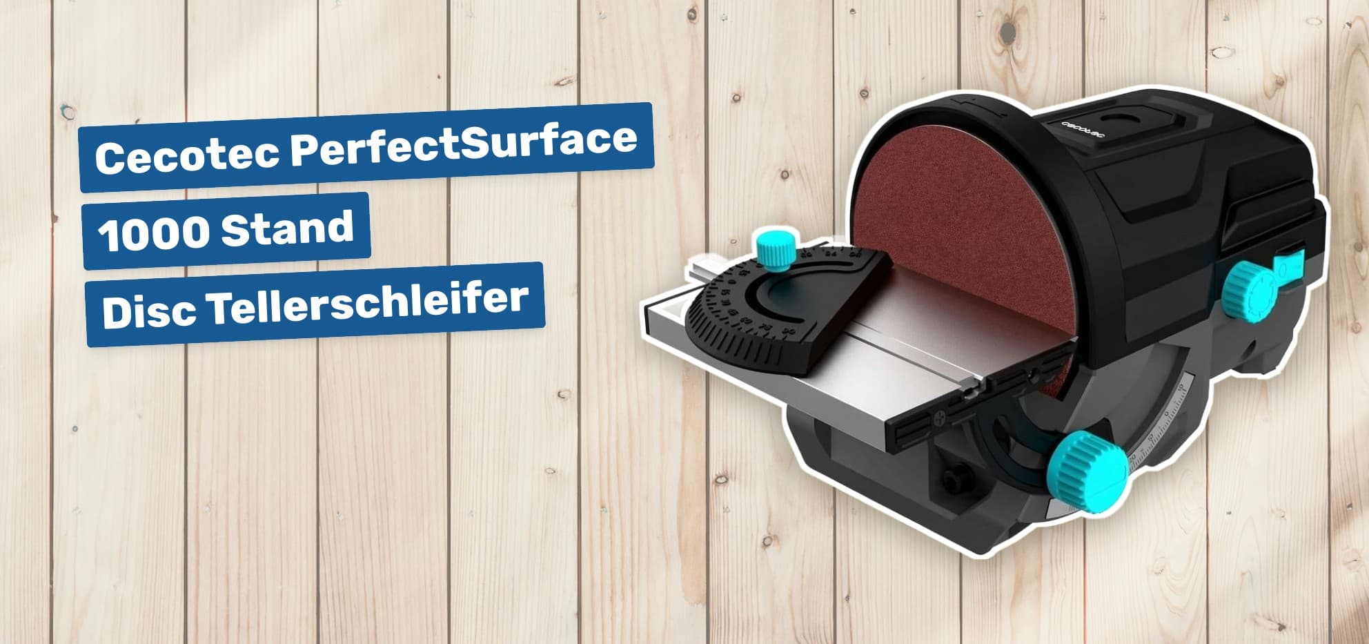 Cecotec PerfectSurface 1000 Stand Disc Tellerschleifer