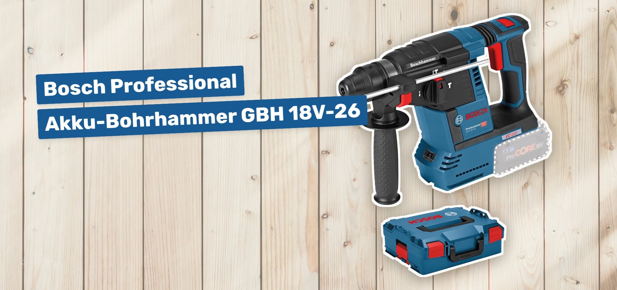 Bosch Professional Akku-Bohrhammer GBH 18V-26