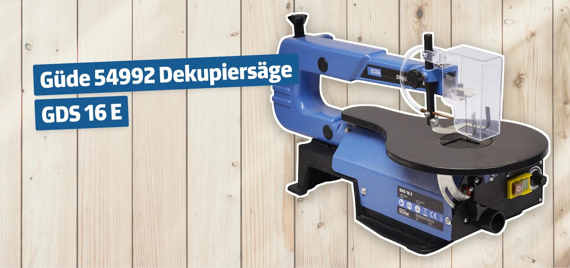 Güde 54992 Dekupiersäge GDS 16 E