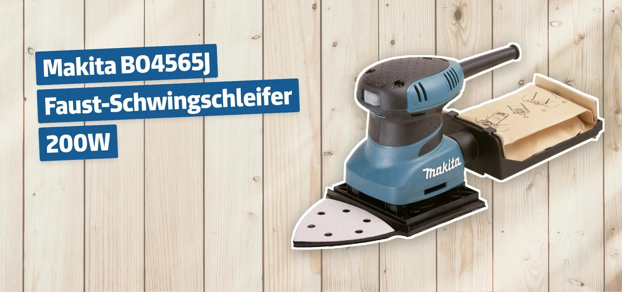 Makita BO4565J Faust-Schwingschleifer 200W