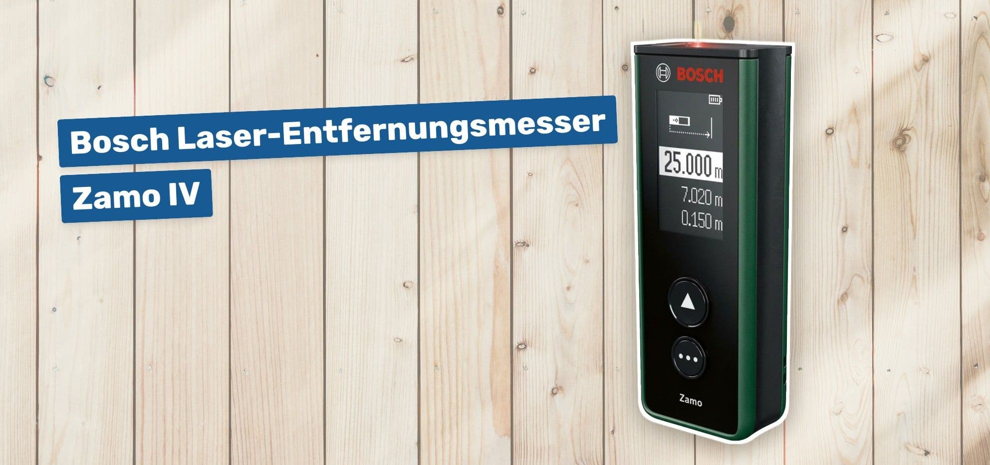 Bosch Laser-Entfernungsmesser Zamo IV