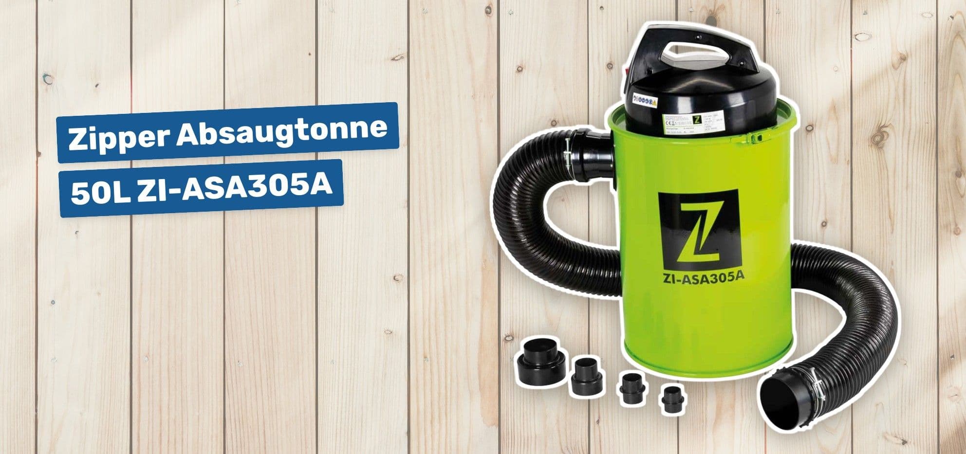 Zipper Absaugtonne 50L ZI-ASA305A