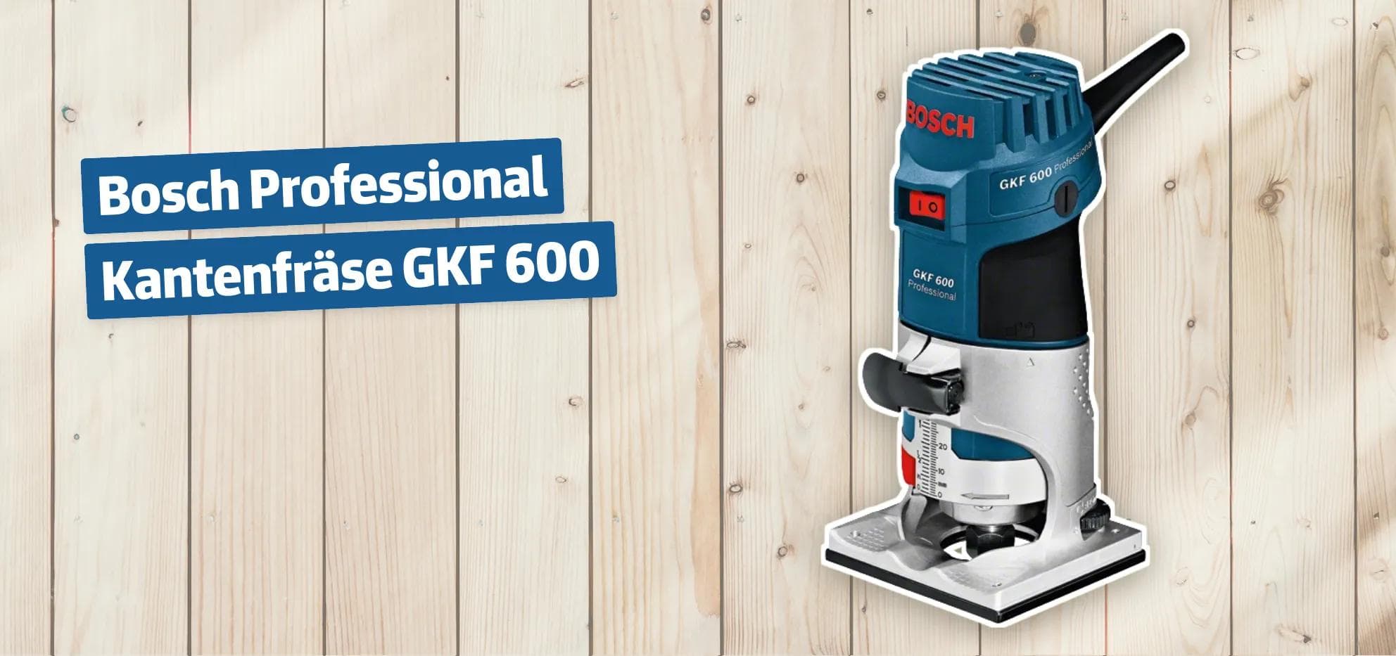 Bosch Professional Kantenfräse GKF 600