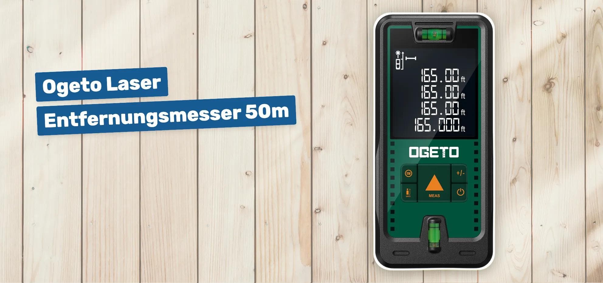 Ogeto Laser Entfernungsmesser 50m