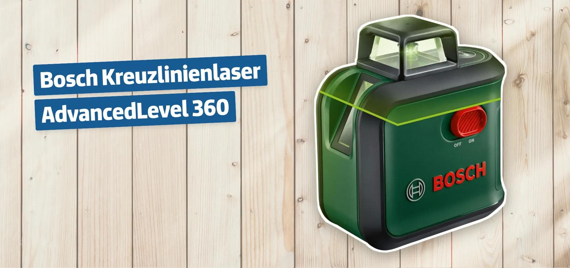 Bosch Kreuzlinienlaser AdvancedLevel 360