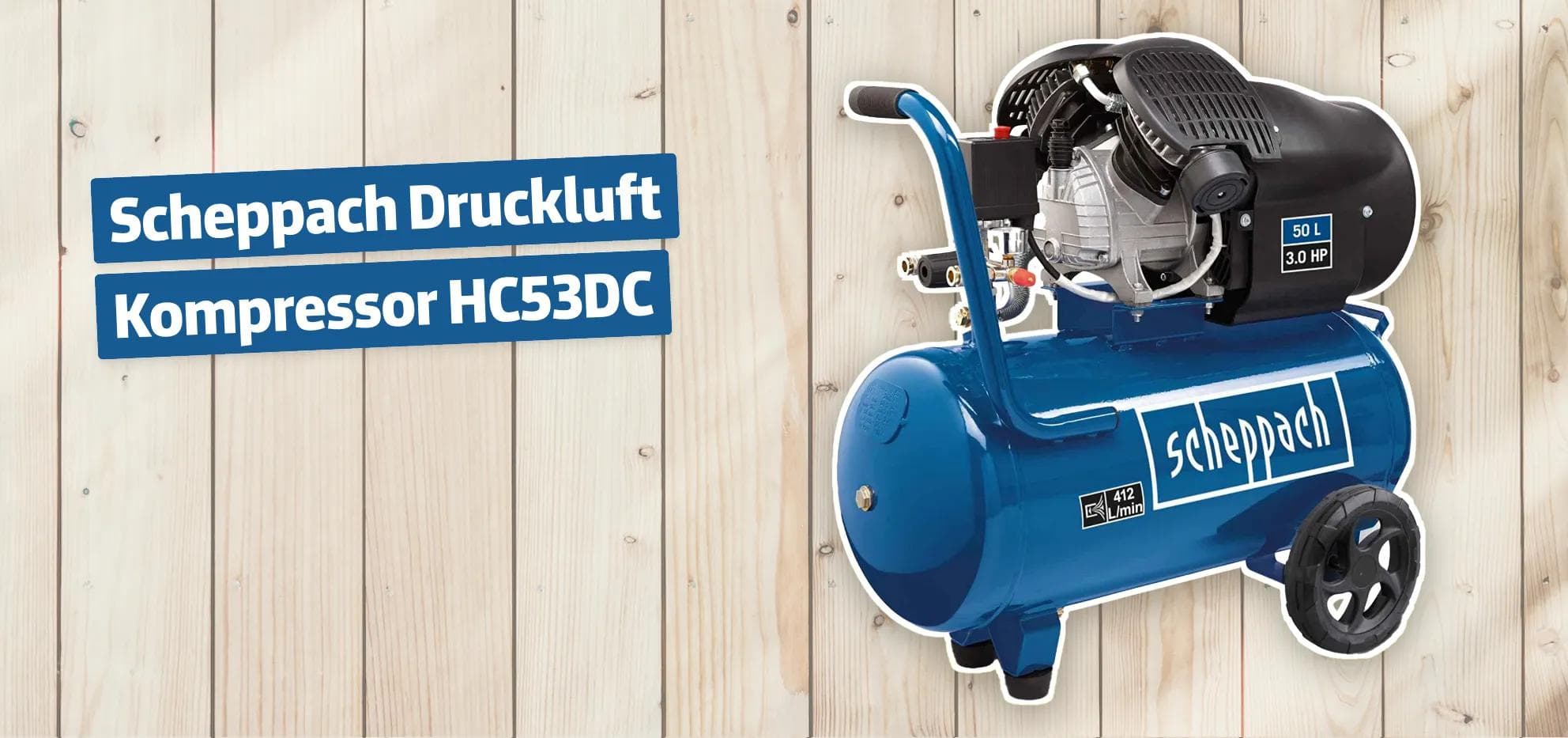 Scheppach Druckluft Kompressor HC53DC