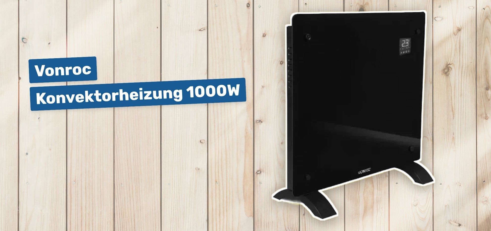 Vonroc Konvektorheizung 1000W