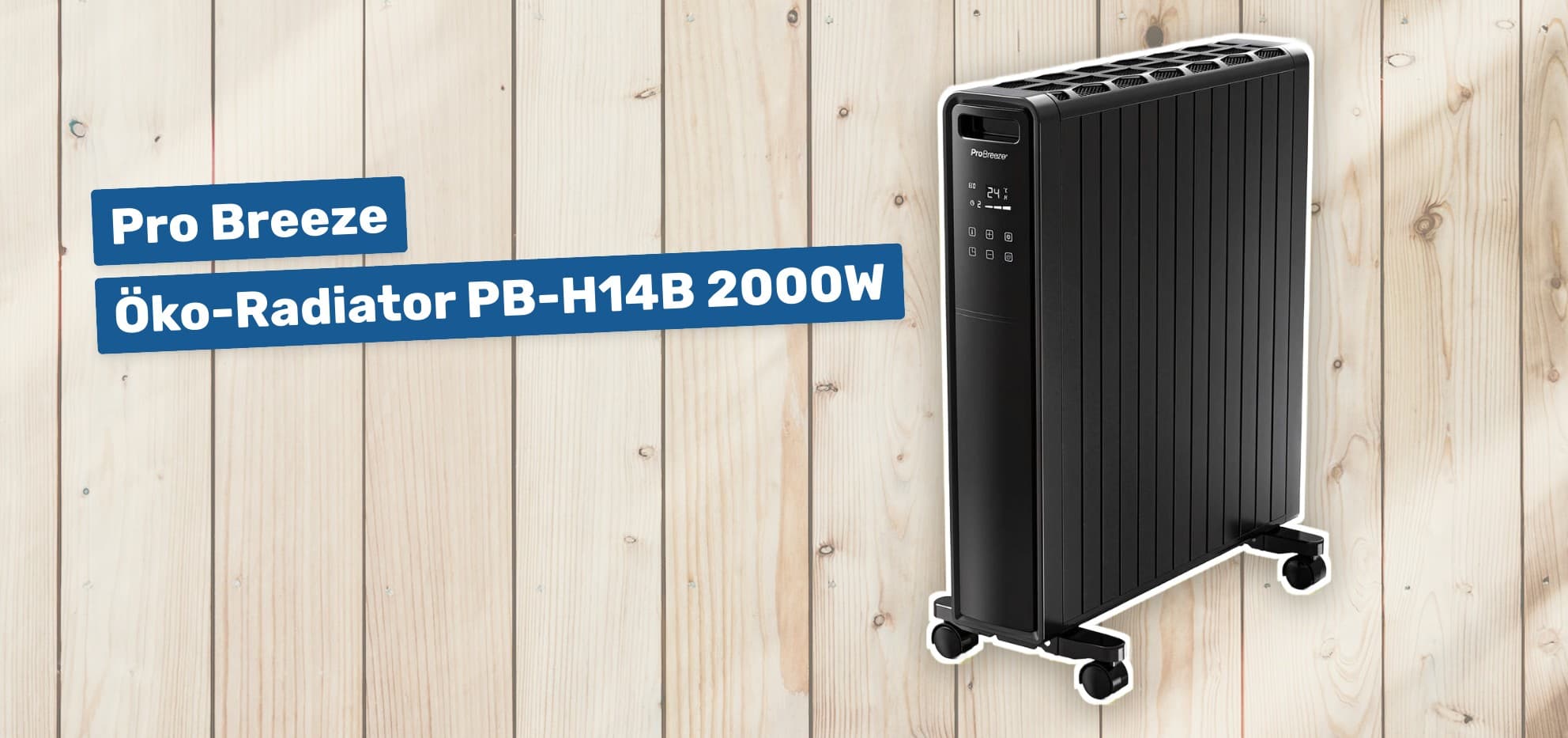 Pro Breeze Öko-Radiator PB-H14B 2000W