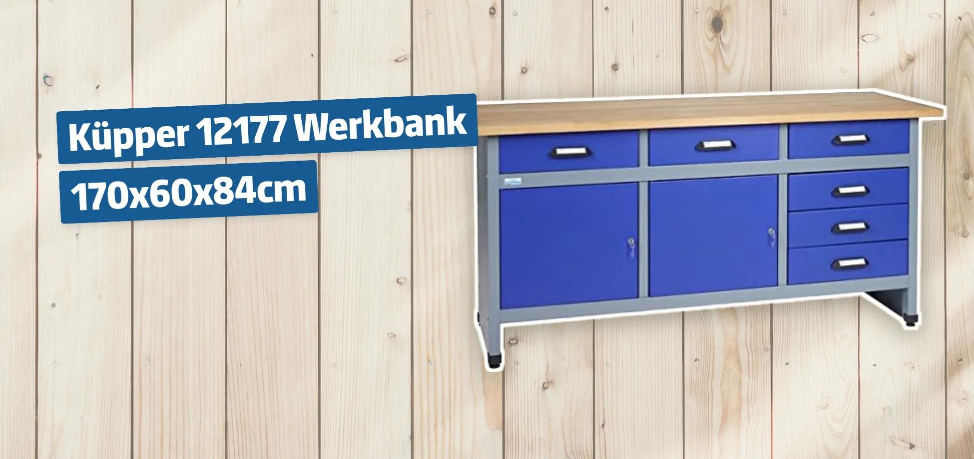 Küpper 12177 Werkbank 170x60x84cm