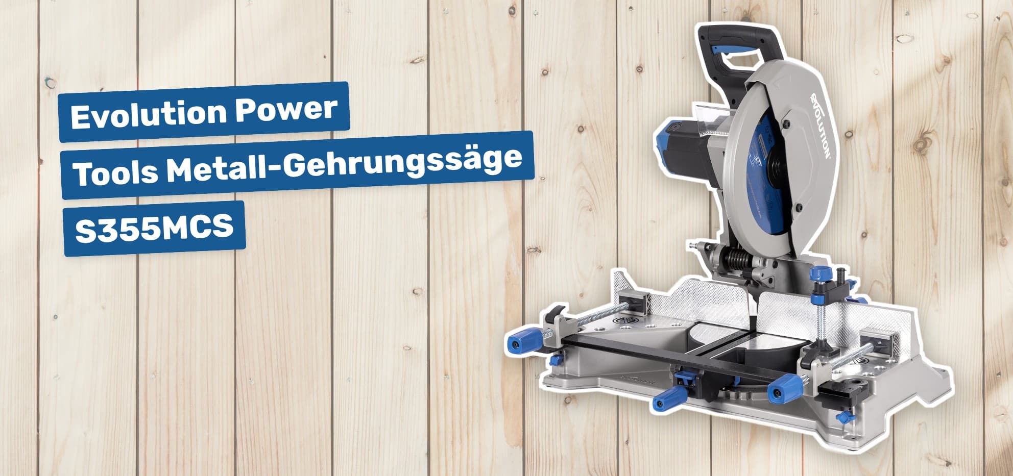 Evolution Power Tools Metall-Gehrungssäge S355MCS