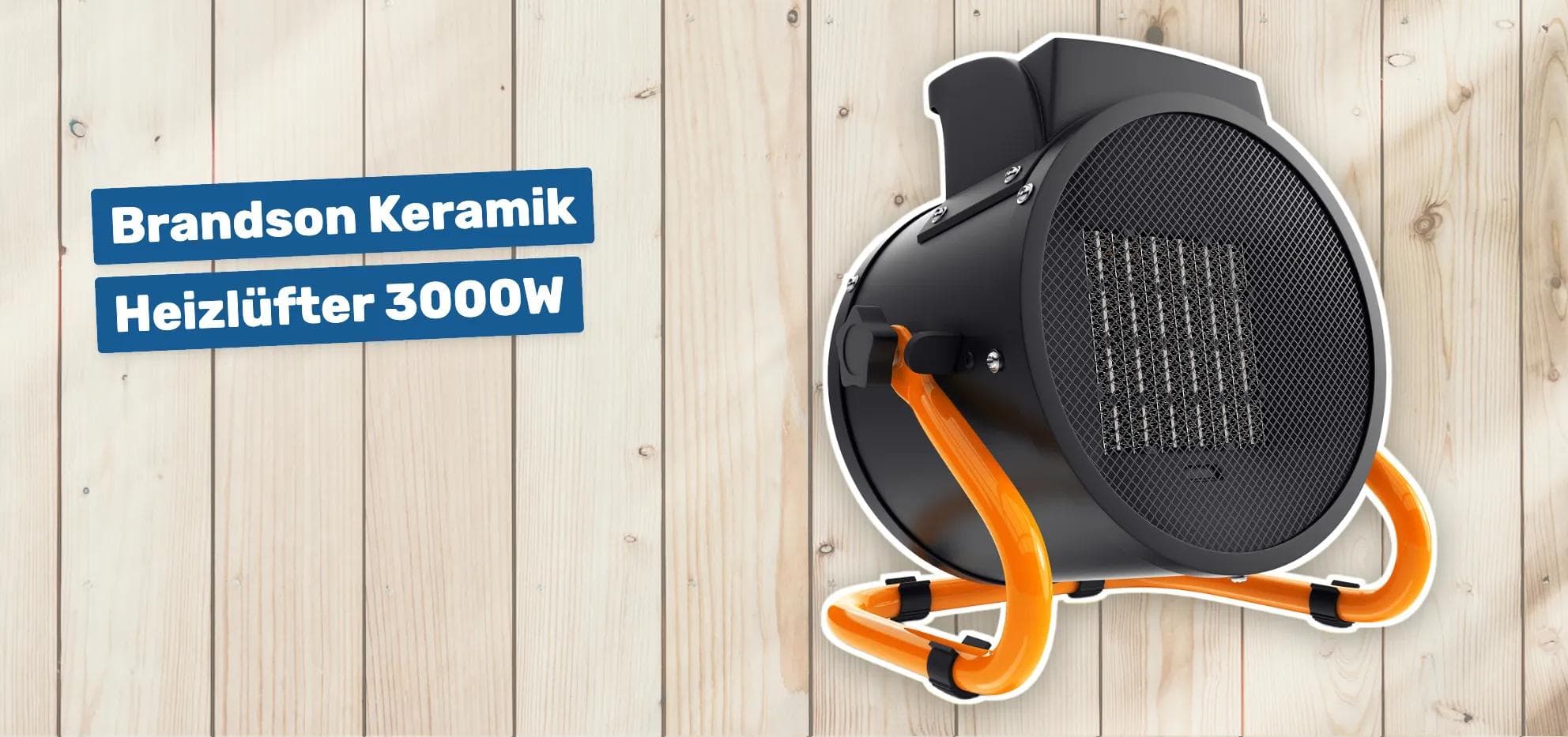 Brandson Keramik Heizlüfter 3000W