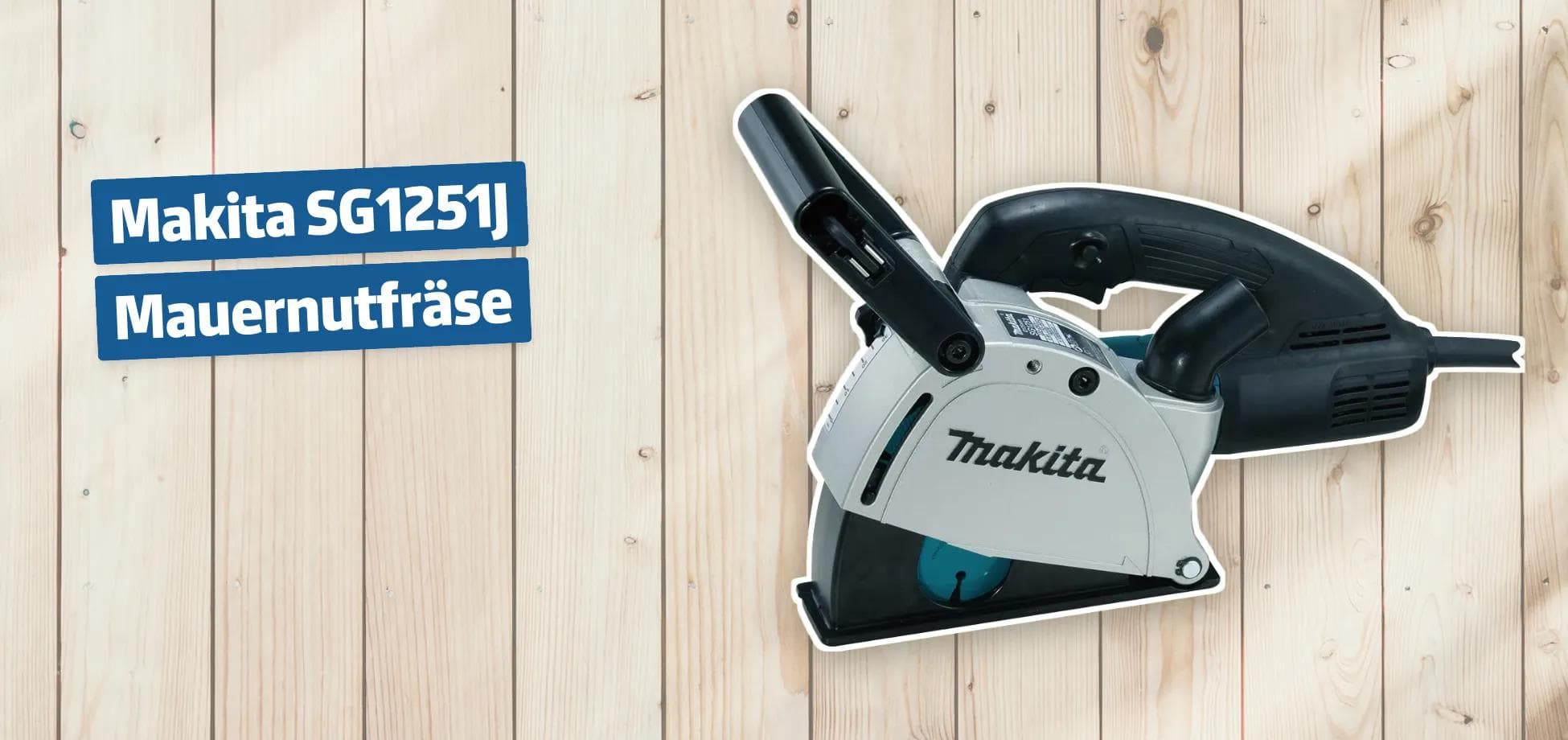 Makita SG1251J Mauernutfräse