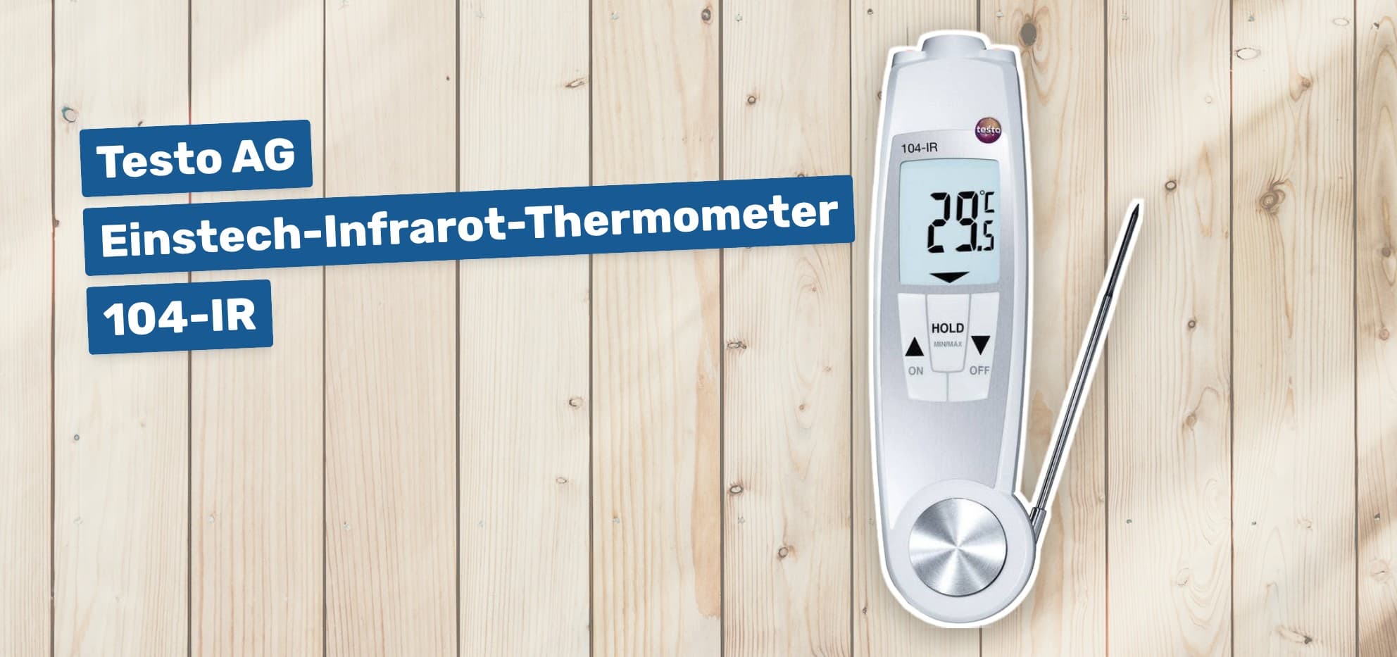 Testo AG Einstech-Infrarot-Thermometer 104-IR