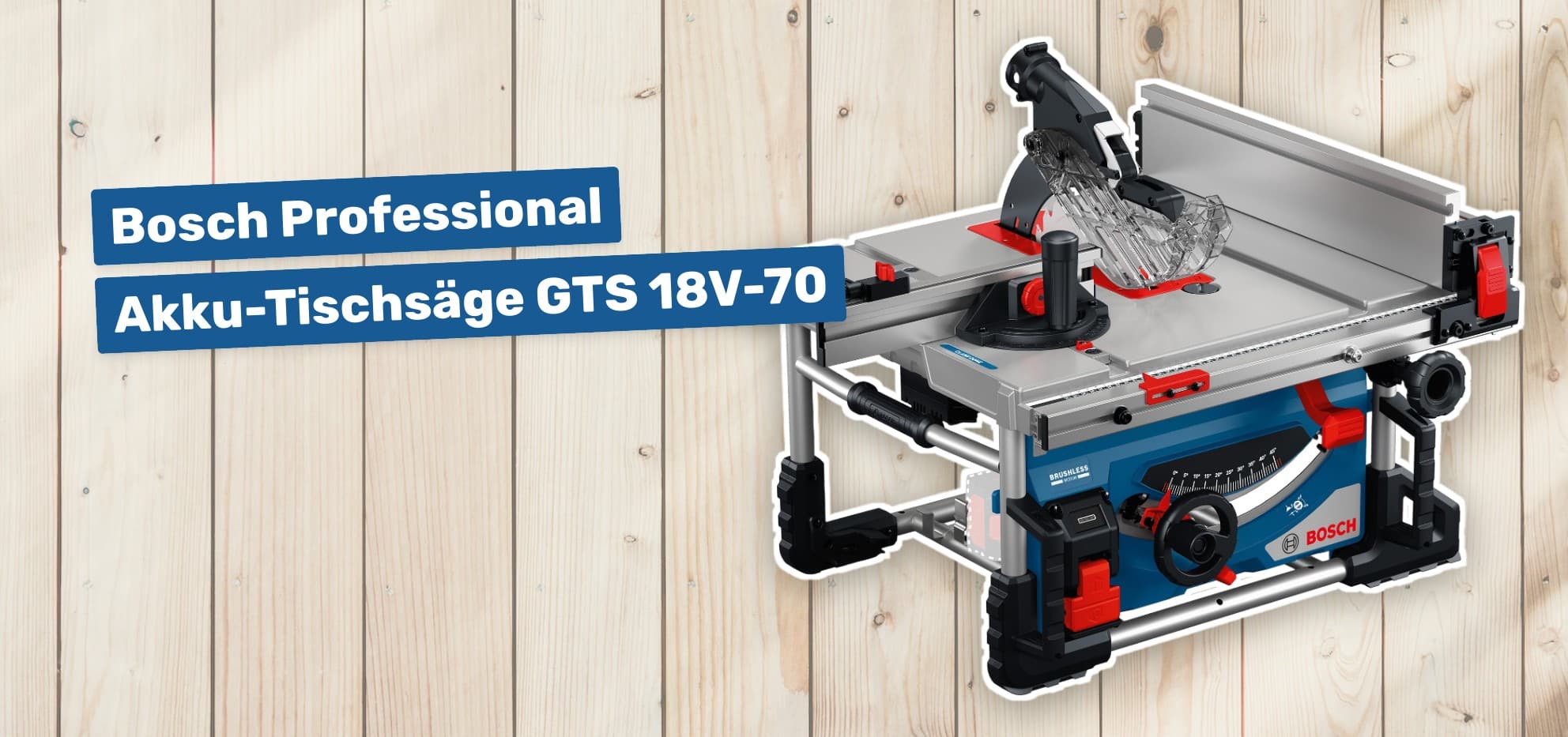 Bosch Professional Akku-Tischsäge GTS 18V-70