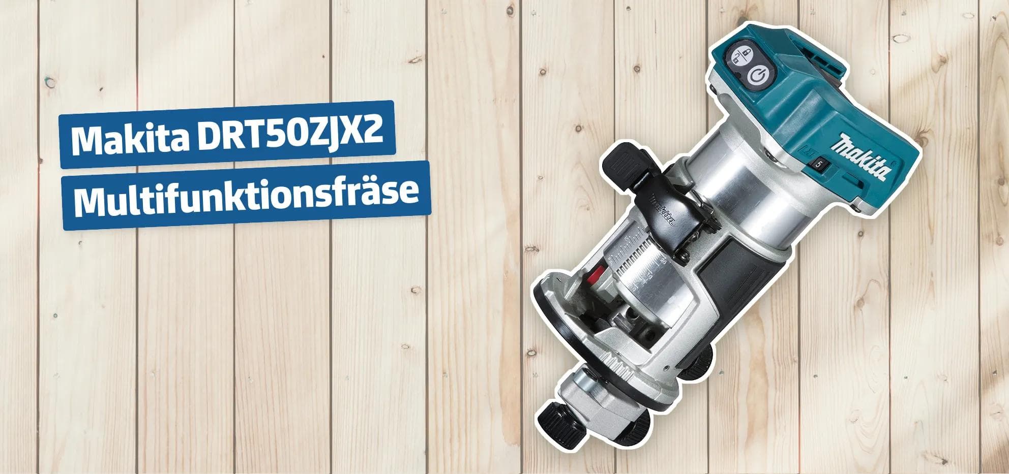 Makita DRT50ZJX2 Multifunktionsfräse