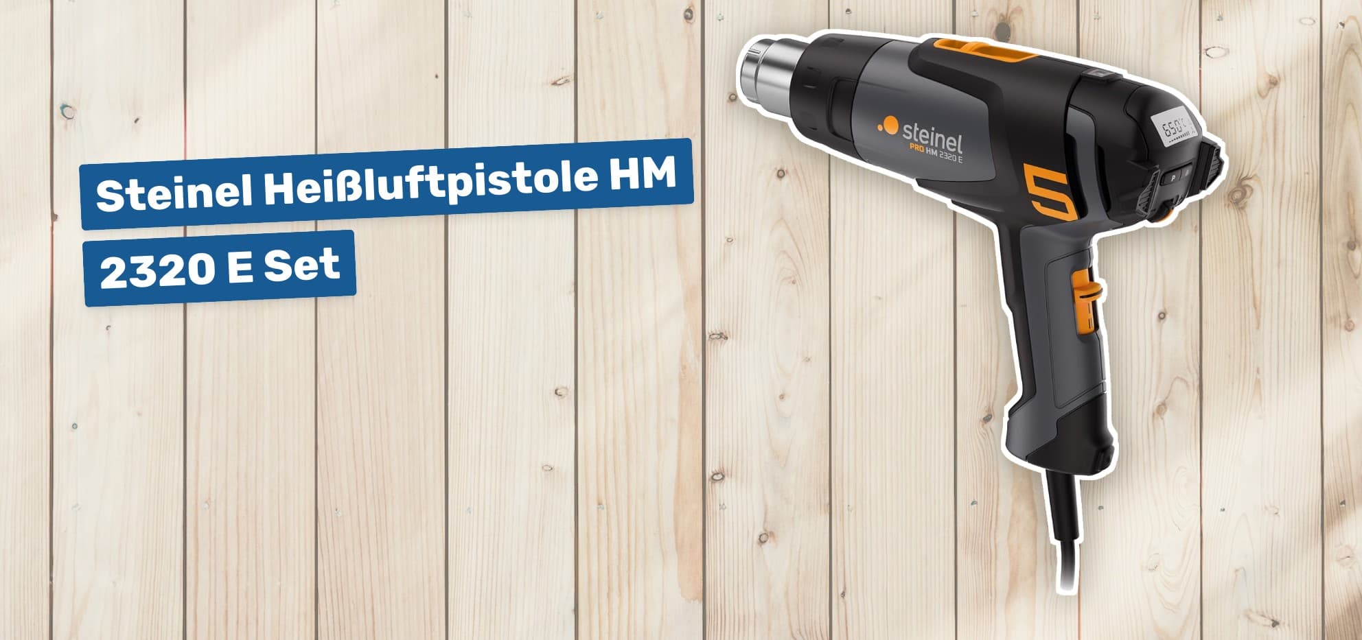 Steinel Heißluftpistole HM 2320 E Set