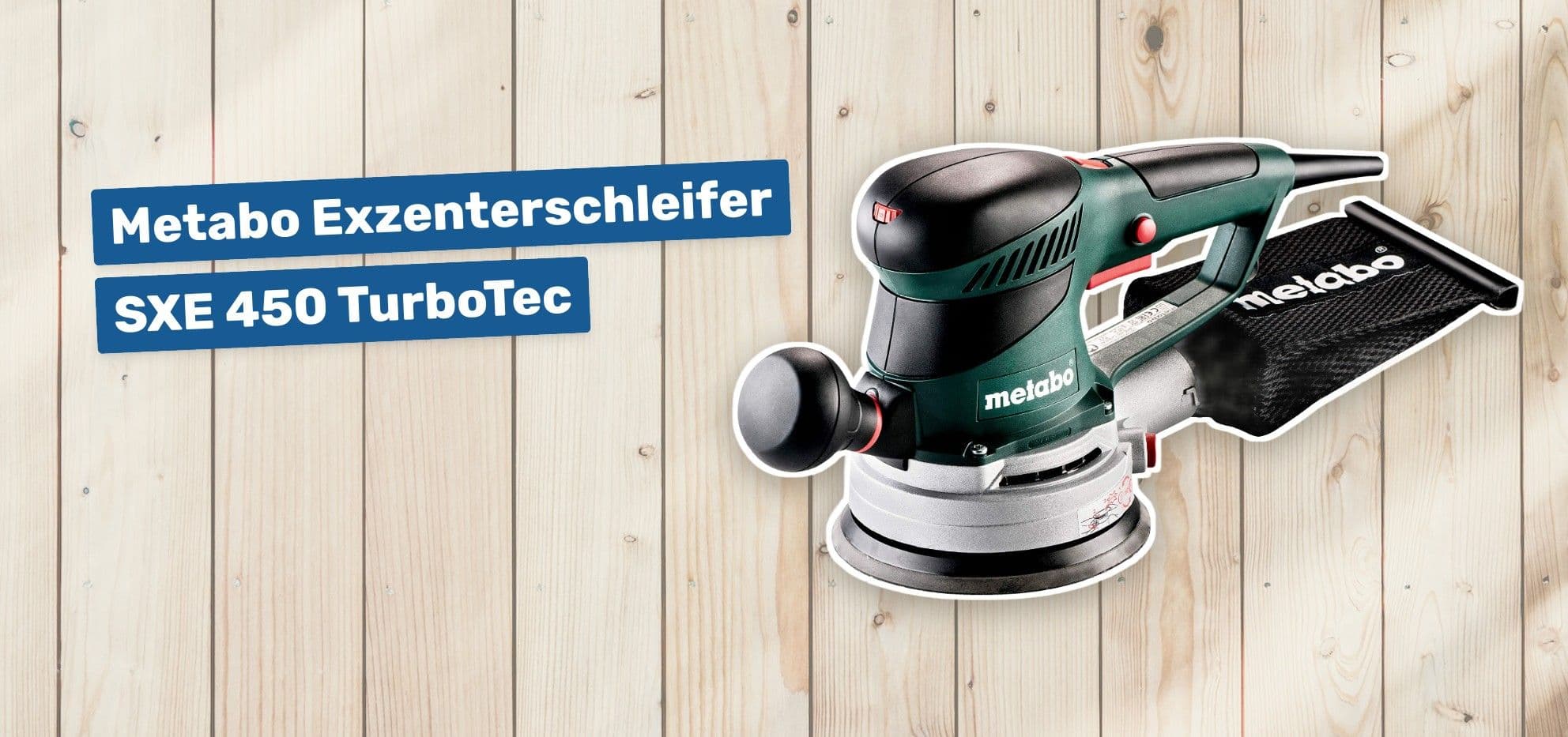 Metabo Exzenterschleifer SXE 450 TurboTec