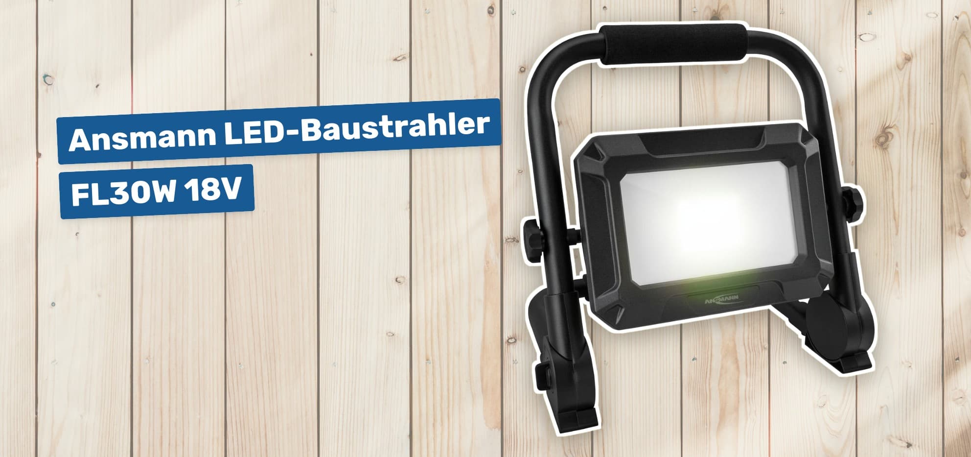 Ansmann LED-Baustrahler FL30W 18V