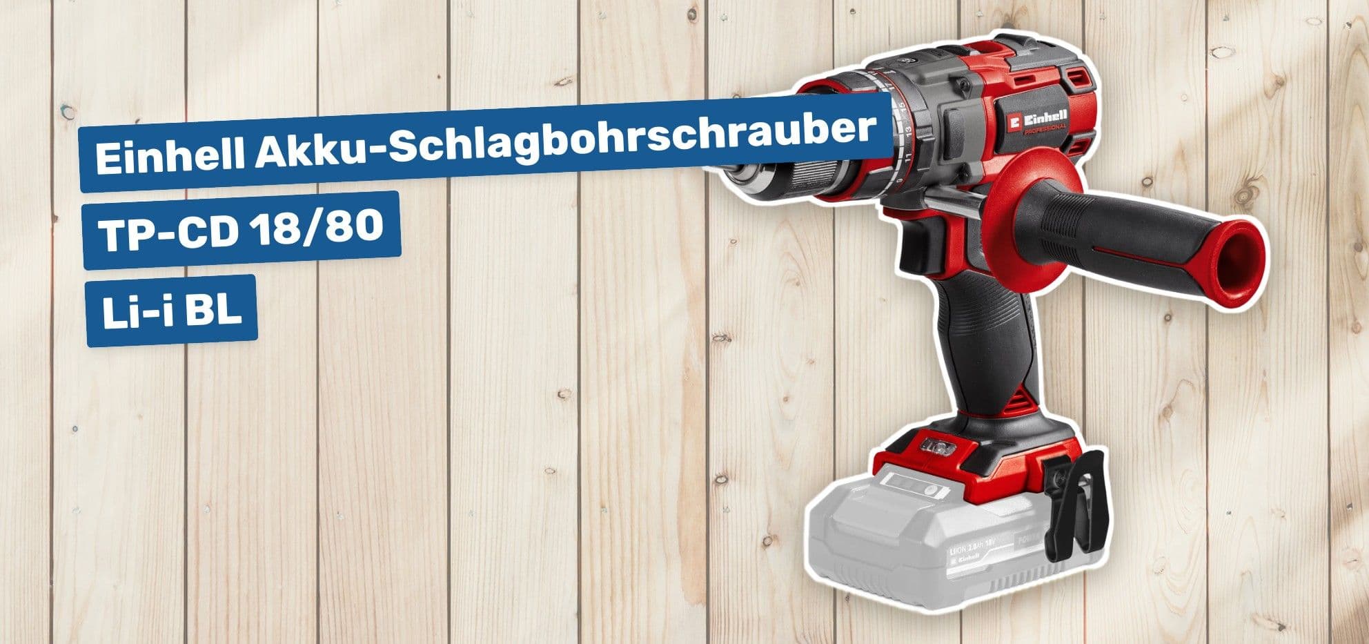 Einhell Akku-Schlagbohrschrauber TP-CD 18/80 Li-i BL