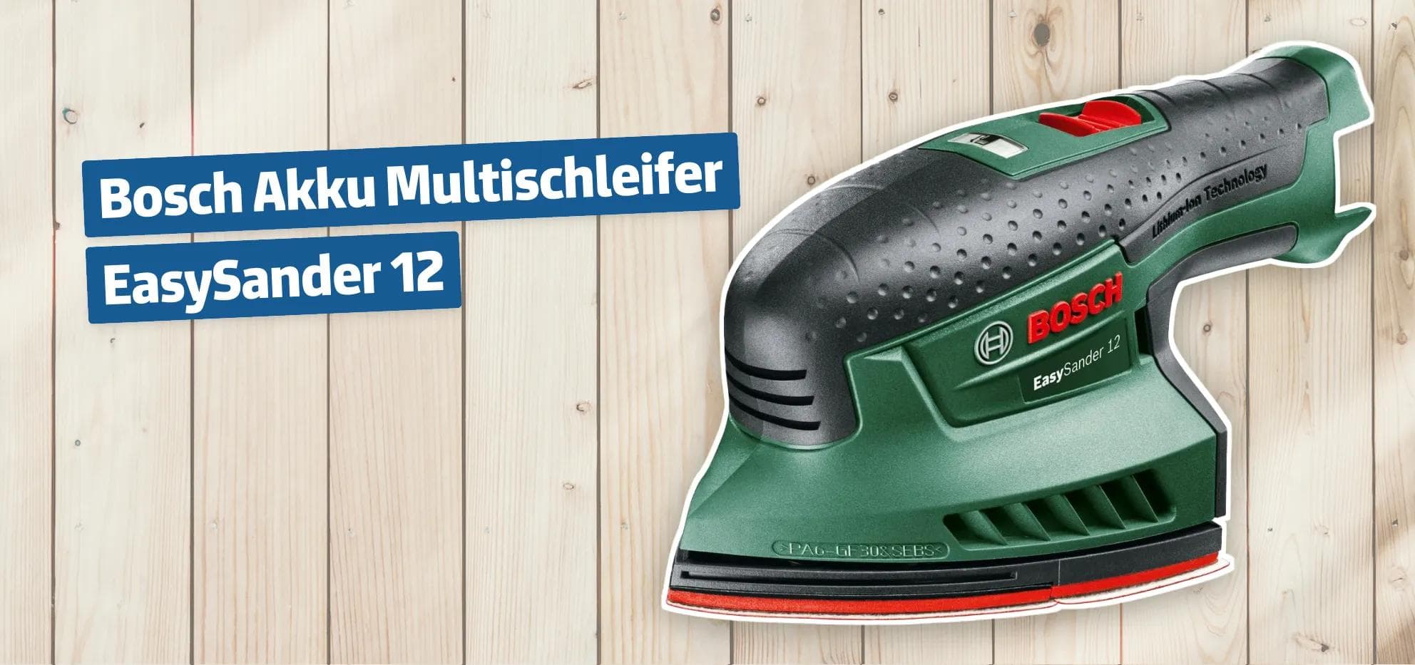 Bosch Akku Multischleifer EasySander 12