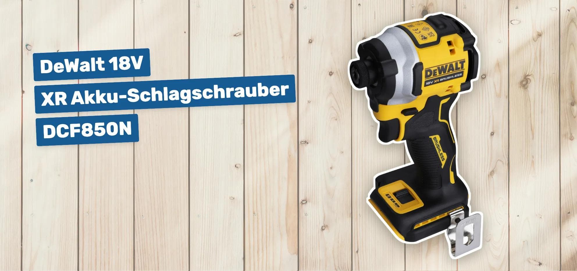 DeWalt 18V XR Akku-Schlagschrauber DCF850N
