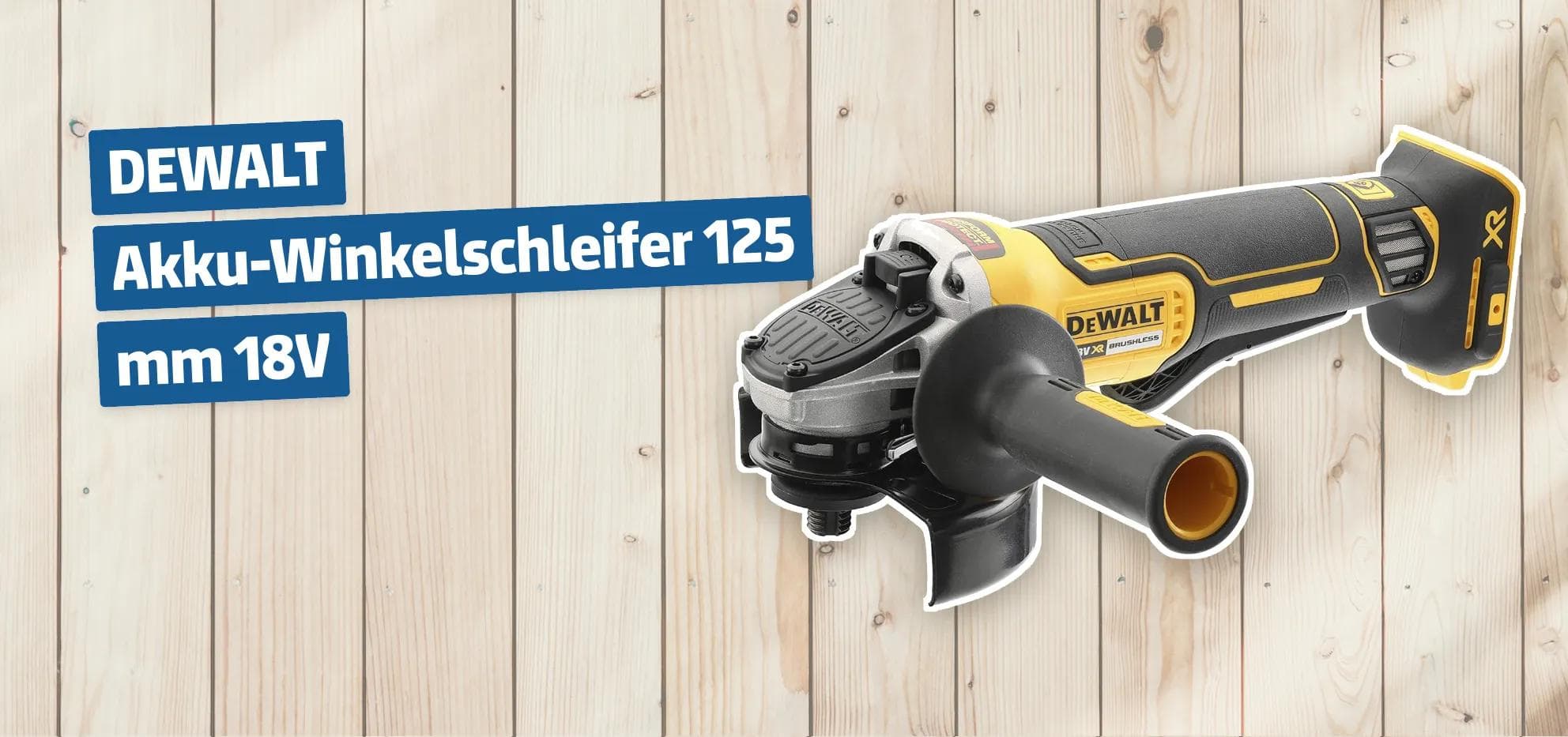 DEWALT Akku-Winkelschleifer 125 mm 18V