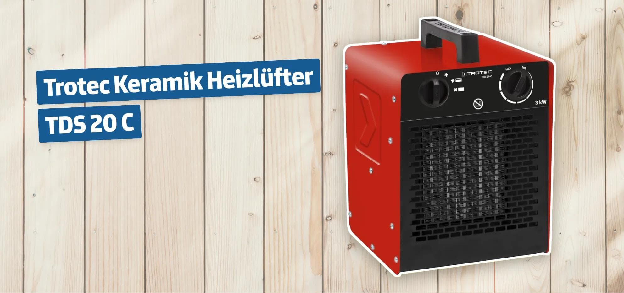 Trotec Keramik Heizlüfter TDS 20 C