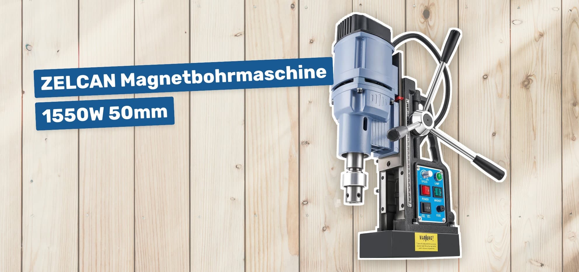 ZELCAN Magnetbohrmaschine 1550W 50mm