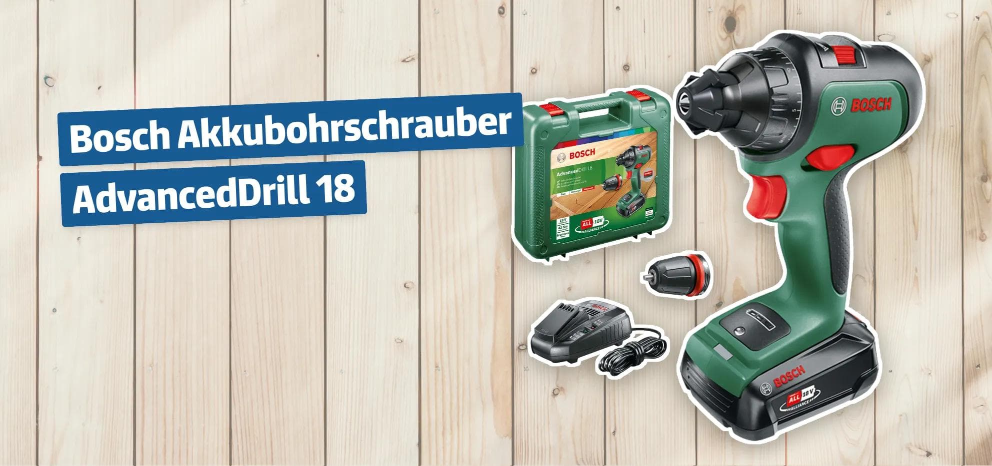 Bosch Akkubohrschrauber AdvancedDrill 18