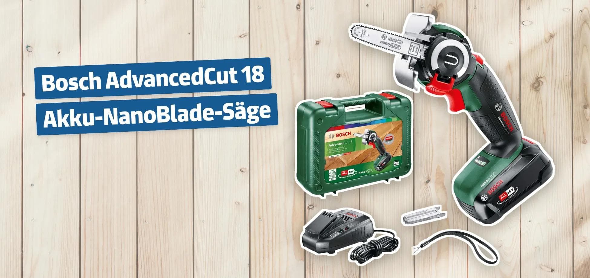 Bosch AdvancedCut 18 Akku-NanoBlade-Säge
