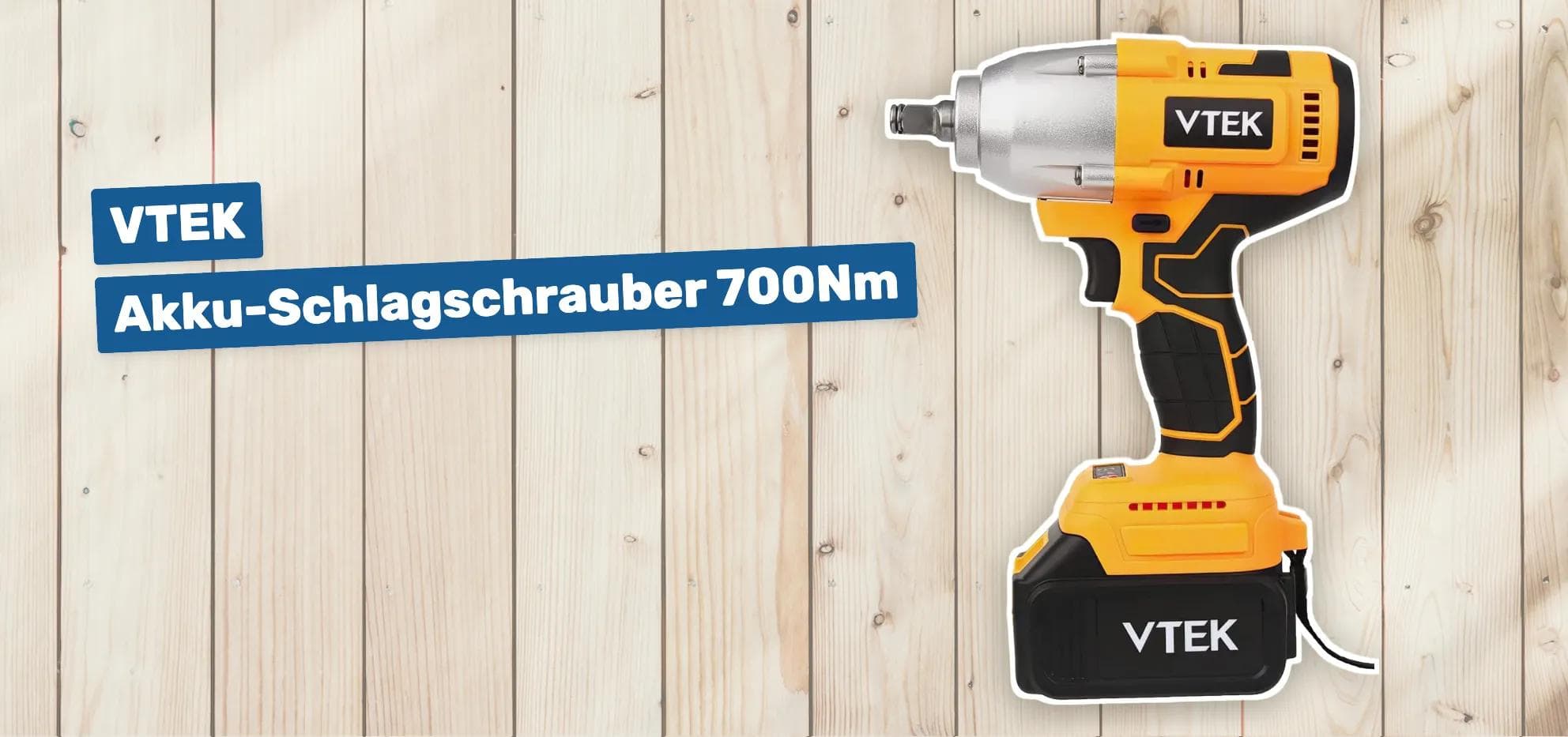 VTEK Akku-Schlagschrauber 700Nm