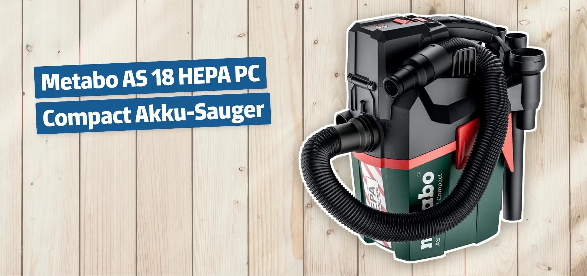 Metabo AS 18 HEPA PC Compact Akku-Sauger