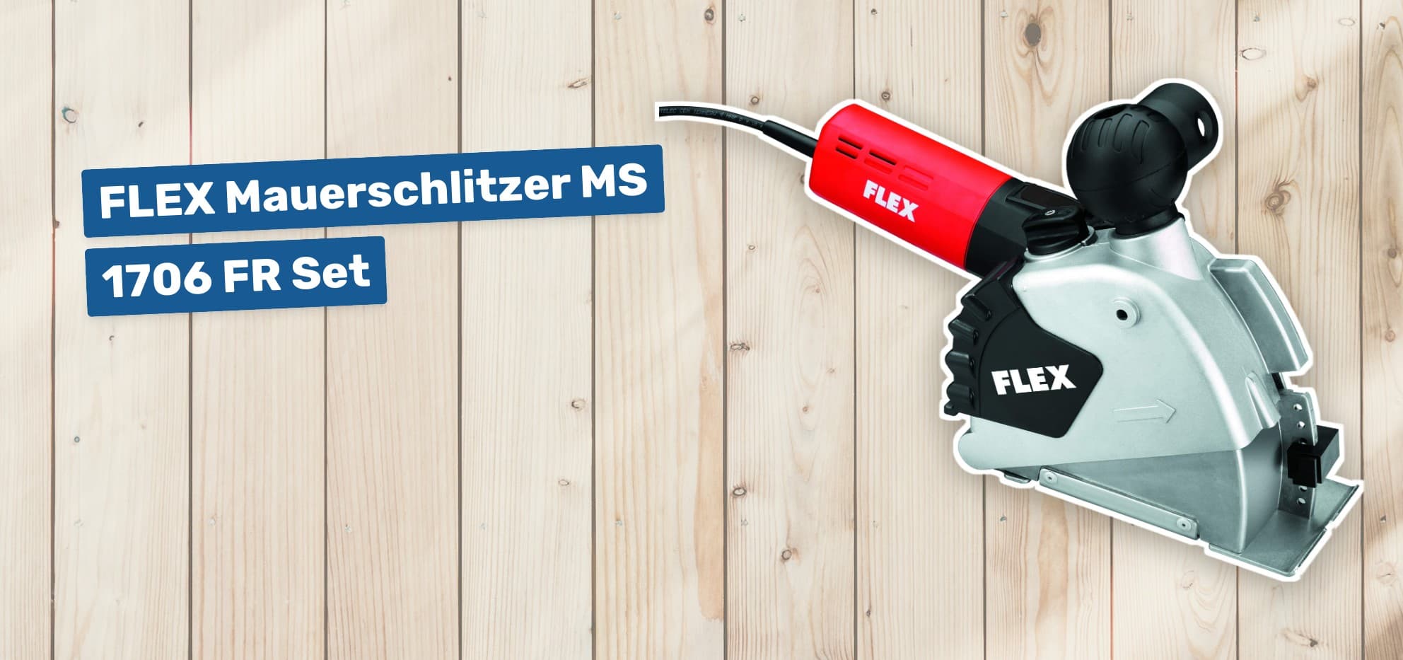FLEX Mauerschlitzer MS 1706 FR Set