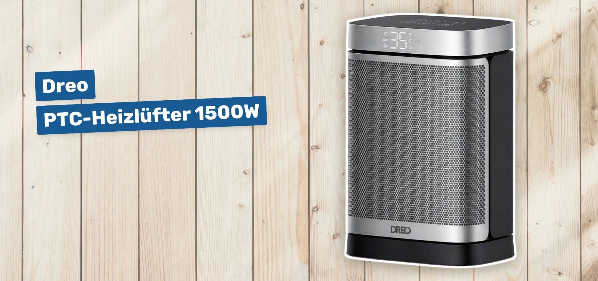 Dreo PTC-Heizlüfter 1500W