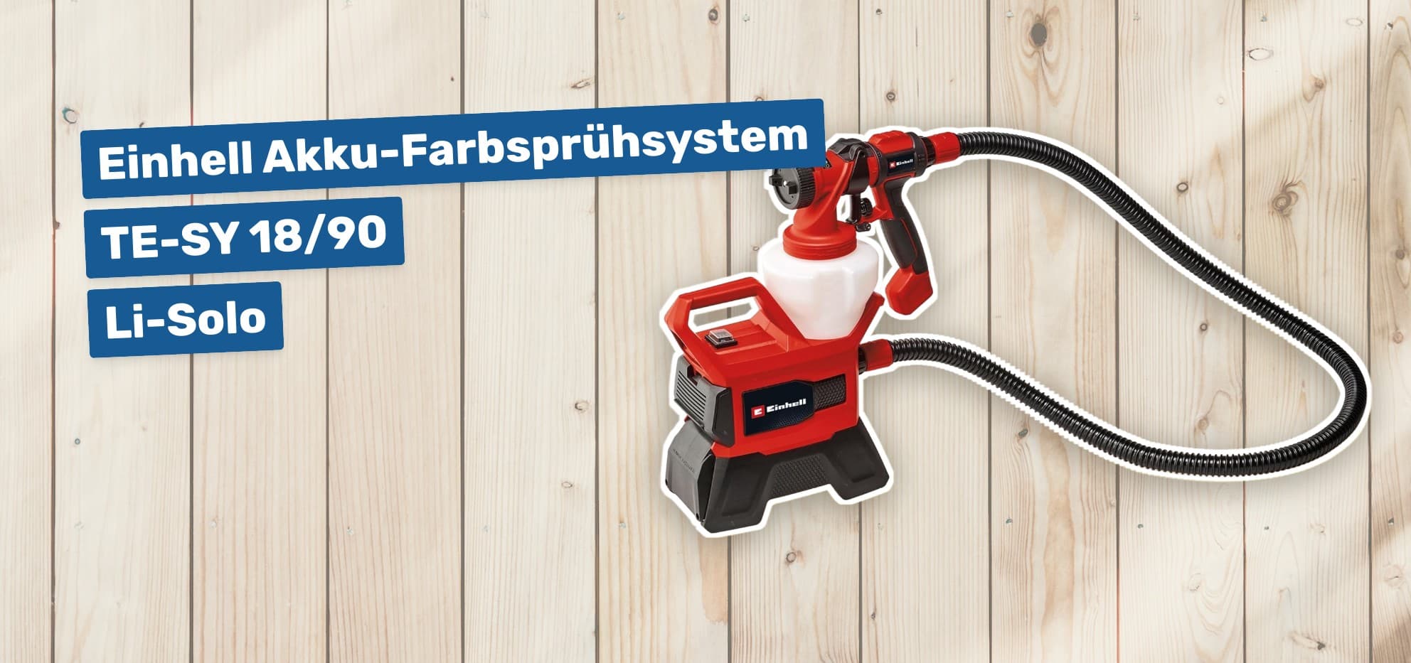 Einhell Akku-Farbsprühsystem TE-SY 18/90 Li-Solo
