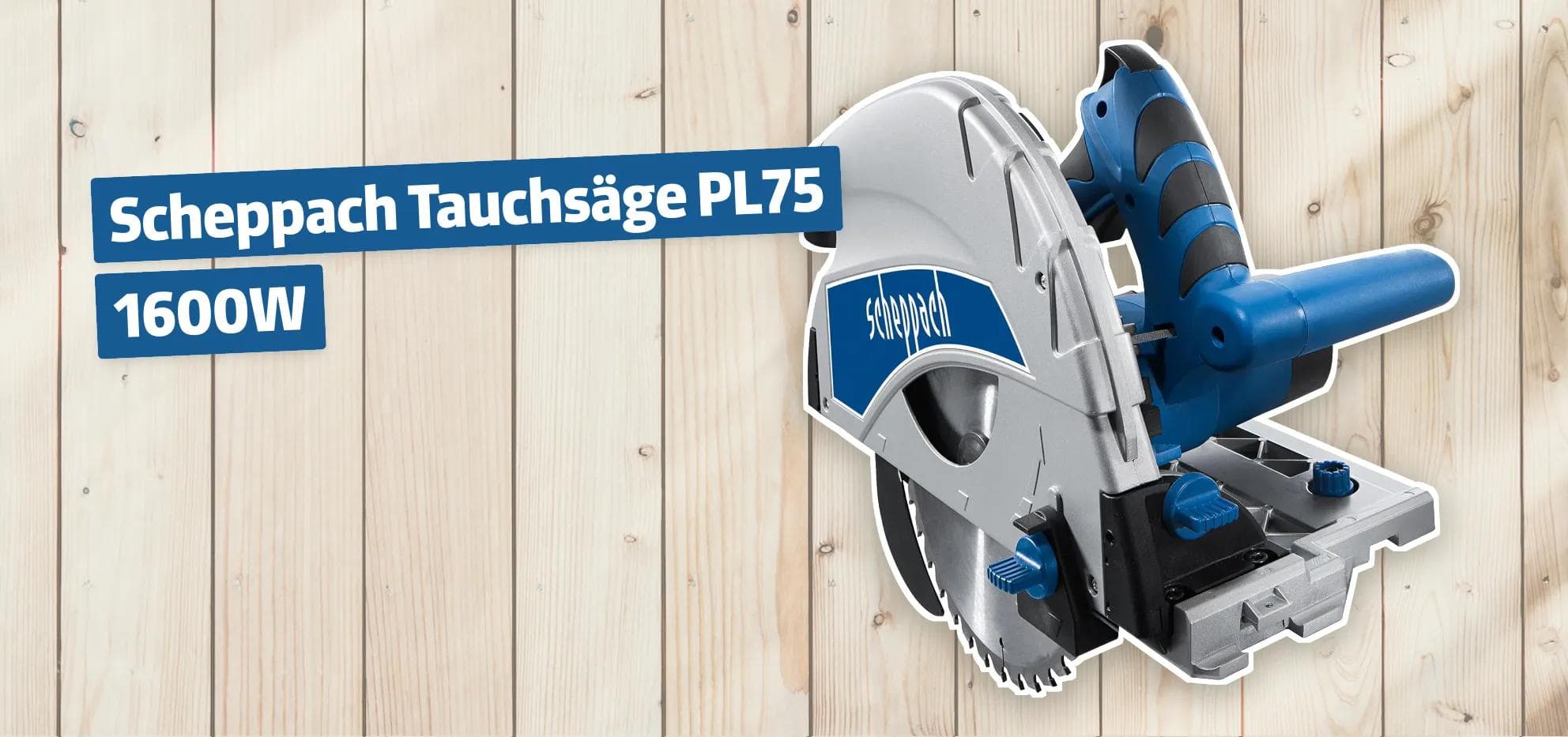 Scheppach Tauchsäge PL75 1600W