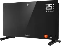 Kesser Glaskonvektor WiFi 2500W Schwarz
