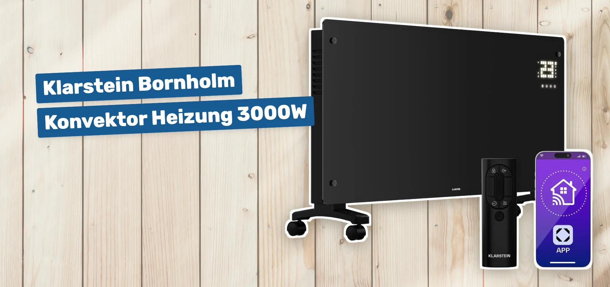 Klarstein Bornholm Konvektor Heizung 3000W