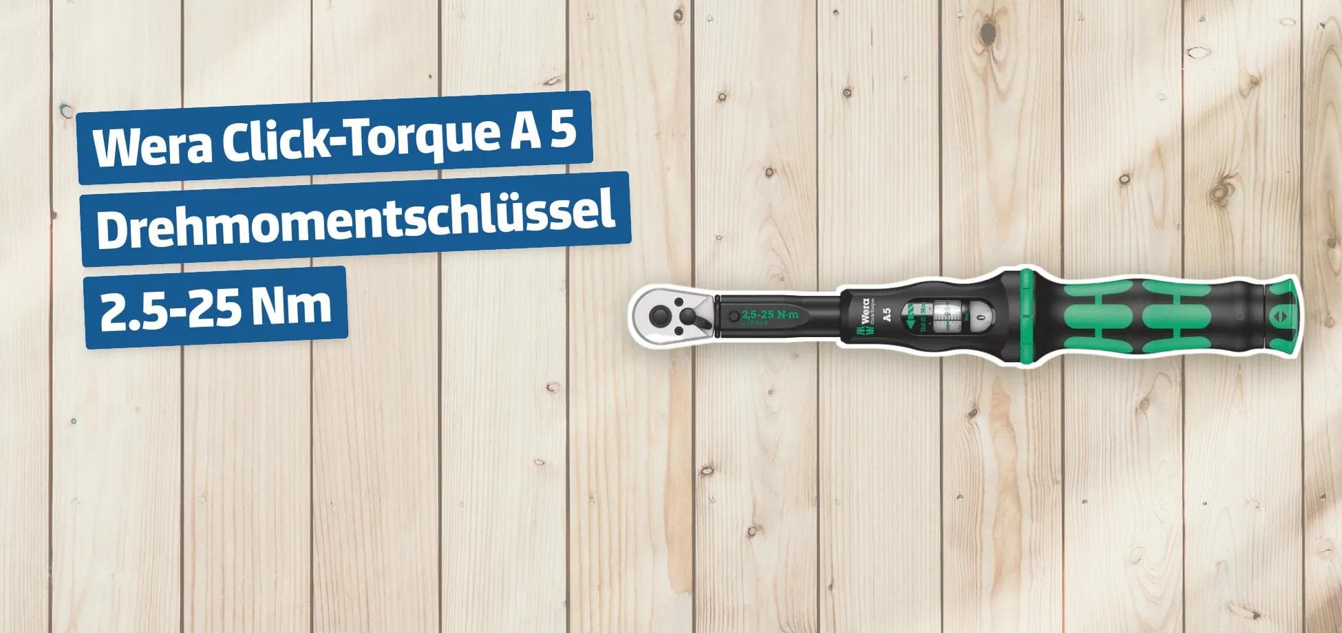 Wera Click-Torque A 5 Drehmomentschlüssel 2.5-25 Nm