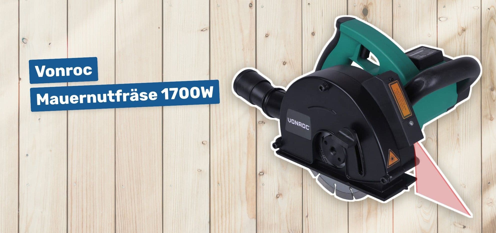 Vonroc Mauernutfräse 1700W