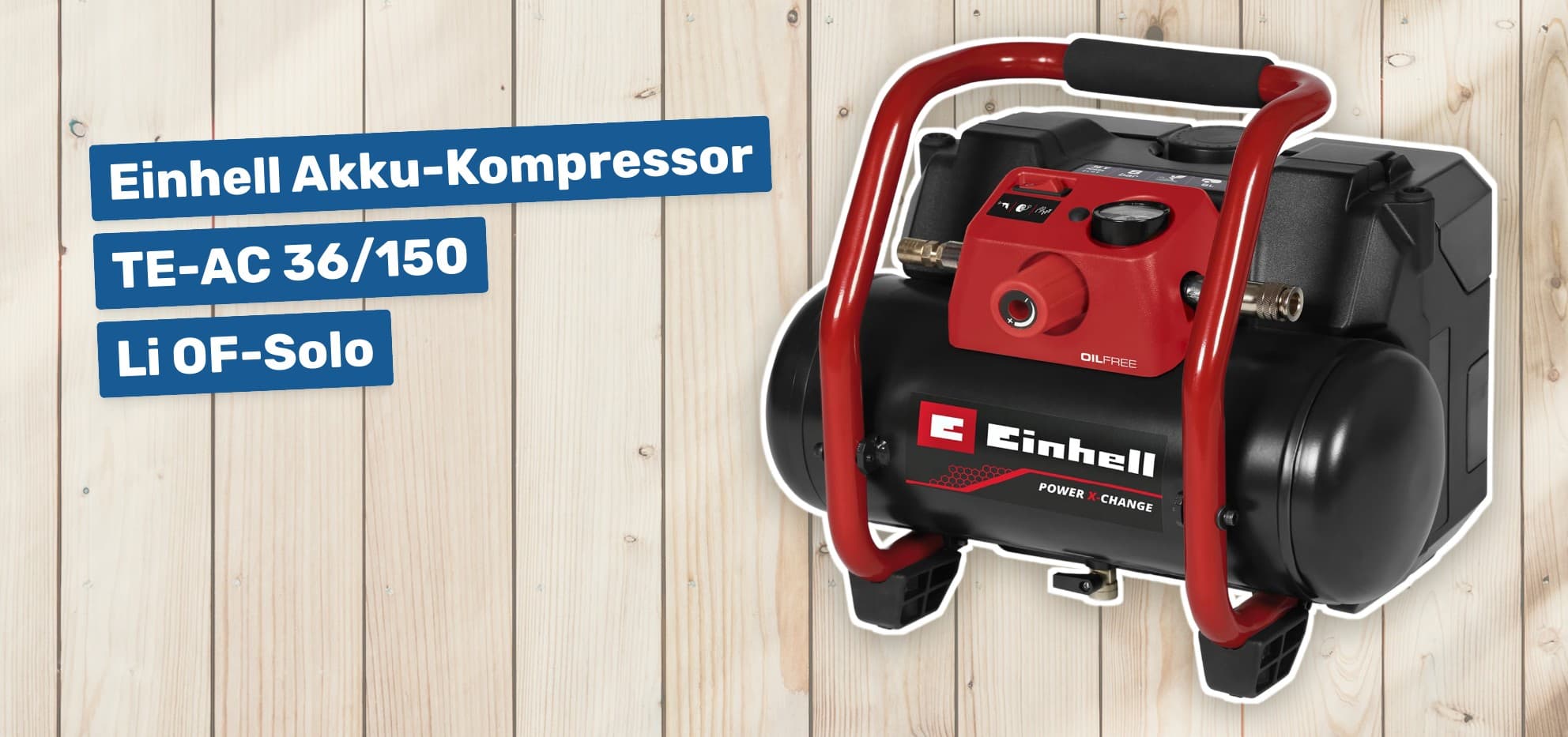 Einhell Akku-Kompressor TE-AC 36/150 Li OF-Solo