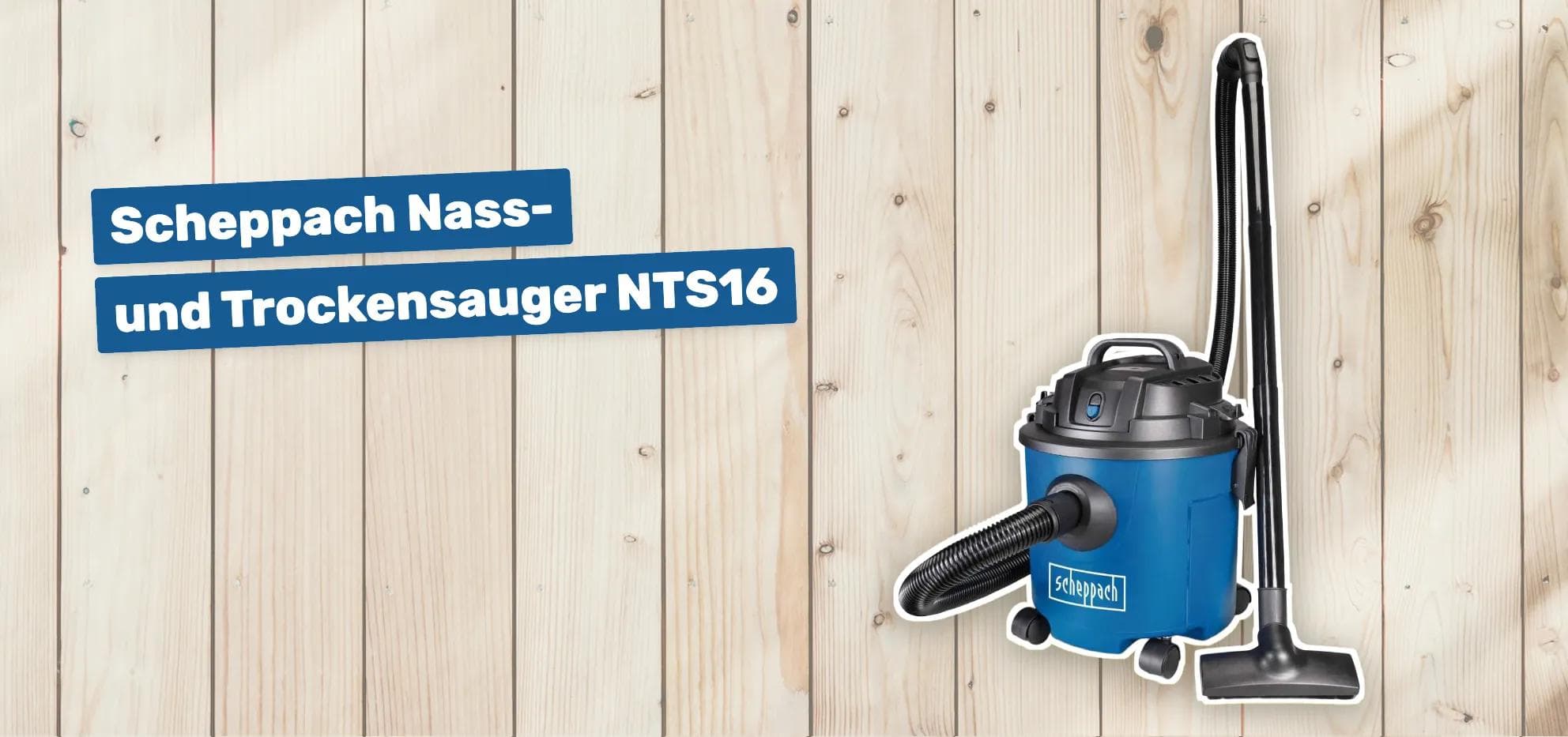 Scheppach Nass- und Trockensauger NTS16