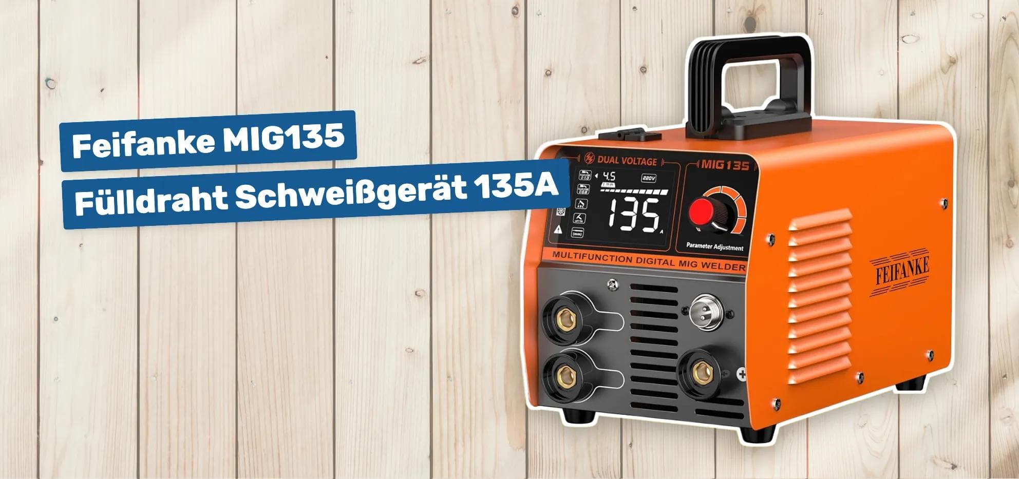 Feifanke MIG135 Fülldraht Schweißgerät 135A